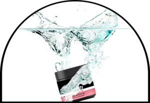 Beauty cream water splash